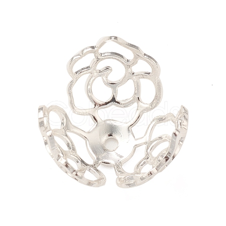 Brass Bead Caps KK-P228-02S-1