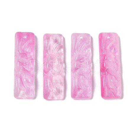Baking Paint Glass Pendants GLAA-S202-16F-1