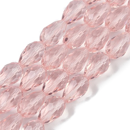 Transparent Glass Beads Strands EGLA-N013-T6mm-D18-1
