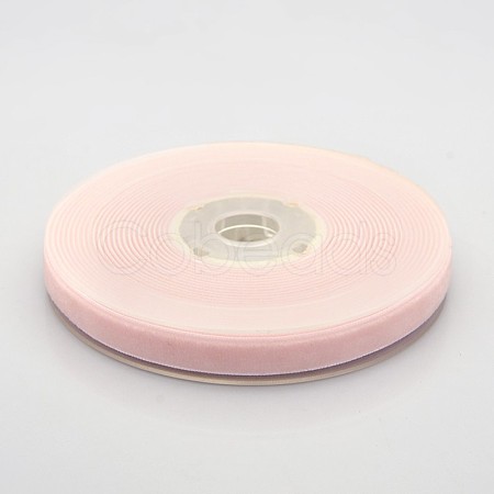 Polyester Velvet Ribbon for Gift Packing and Festival Decoration SRIB-M001-10mm-115-1