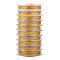 Tiger Tail Wire, Stainless Steel Wire, Round, Golden, 24 Gauge(0.5mm), about 32.81 Feet(10m)/Set