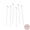 925 Sterling Silver Ball Head Pins, Silver, 24 Gauge, 20x0.5mm, Head: 1.5mm