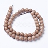 Natural Wood Beads Strands X-WOOD-J001-02-8mm-4