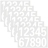 Number 0~9 PET Self-Adhesive Reflective Mailbox Stickers DIY-WH20010-26A-01-1