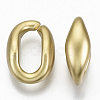 Opaque Spray Painted Acrylic Linking Rings OACR-S021-62A-B01-3