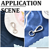 1Pc 925 Sterling Silver Swivel Clasps STER-BBC0008-65-4