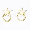 Alloy Stud Earring Findings PALLOY-T064-72LG-RS-1