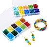 1990Pcs 20 Styles Transparent & Opaque Colours Glass Seed Beads SEED-TA0001-42-2