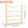 4-Tier Wooden Earring Display Organizer Holder EDIS-WH0021-28-2