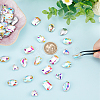 Fingerinspire 64Pcs 4 Style Glass Rhinestone Cabochons RGLA-FG0001-11A-3