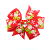 Christmas Grosgrain Alligator Hair Clips OHAR-Q053-M-2