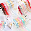 1Roll Solid Color Organza Ribbons ORIB-CY0001-02G-5