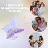 1Pc Glass Crytsal Butterfly Display Decorations LAMP-CN0001-01A-5