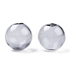 Transparent Blow High Borosilicate Glass Globe Beads GLAA-T003-09G-2