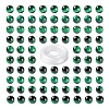 100Pcs 8mm Natural Green Tiger Eye(Dyed & Heated) Round Beads DIY-LS0002-08-2
