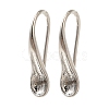 Rack Plating Brass Earring Hooks KK-C081-02P-1