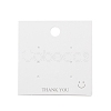 Paper Earring Display Cards CDIS-F007-01-2
