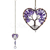Glass Pendant Decorations TREE-PW0003-07H-2