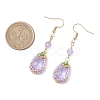 Handmade Glass Seed Beads Teardrop Dangle Earrings EJEW-MZ00576-02-4