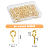 HOBBIESAY 300Pcs 304 Stainless Steel Screw Eye Pin Peg Bails STAS-HY0001-11-2