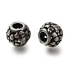 304 Stainless Steel European Beads STAS-D191-12F-AS-1