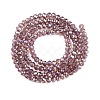 Electroplate Glass Beads Strands EGLA-A044-T2mm-B07-3