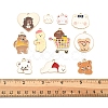 28Pcs 11 Styles Alloy Enamel Pendants ENAM-FS0003-17-5