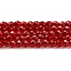 Transparent Glass Beads Strands GLAA-H021-04-24-2
