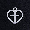 Non-Tarnish 201 Stainless Steel Hollow Charms STAS-Q201-JN318-1-1