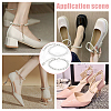 2 Pairs 2 Styles Women's Detachable ABS Plastic Imitation Pearl Beaded Shoe Laces for High Heels DIY-PH0022-88A-6