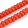 Opaque Solid Color Glass Beads Strands X-GLAA-ZX008-8mm-18M-1