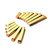 Non-magnetic Synthetic Hematite Rectangle Beads G-M077-02-3