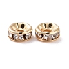 Brass Crystal Rhinestone Spacer Beads KK-G418-14G-A-2