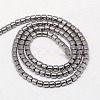 Electroplate Non-magnetic Synthetic Hematite Beads Strands G-J163-3x3mm-05-2