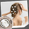 20Pcs Alloy Rhinestone Shank Buttons BUTT-GA0001-19A-6
