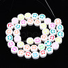 Handmade Polymer Clay Bead Strands CLAY-T020-28-2