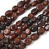 Natural Mahogany Obsidian Beads Strands G-C286-A05-2