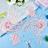 Flower Lace Embroidery Sewing Fiber Appliques DIY-WH20011-90A-4
