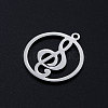Non-Tarnish 201 Stainless Steel Filigree Charms STAS-T049-T687-1-2