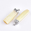 Electroplate Natural Selenite Big Pendants G-S344-41A-2