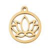 201 Stainless Steel Pendants STAS-I359-04G-1
