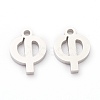 Non-Tarnish 304 Stainless Steel Charms STAS-G244-01F-1