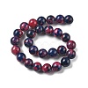 Natural Multi-Color Agate Beads Strands G-A261-B09-14mm-3