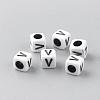 Opaque Acrylic Beads SACR-Q188-02V-1