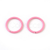 Spray Painted Iron Open Jump Rings X-IFIN-F149-B11-1