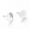 Tarnish Resistant 304 Stainless Steel Stud Earring Findings STAS-T007-10mm-01-1