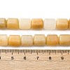 Natural Topaz Jade Beads Strands G-R015-A02-5