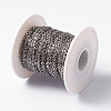 Tarnish Resistant 304 Stainless Steel Cable Chains CHS-L014-16P-2