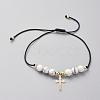 Adjustable Braided Bead Bracelets BJEW-JB04899-02-1