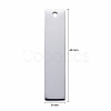 Tarnish Resistant 304 Stainless Steel Pendants STAS-I140-22C-3